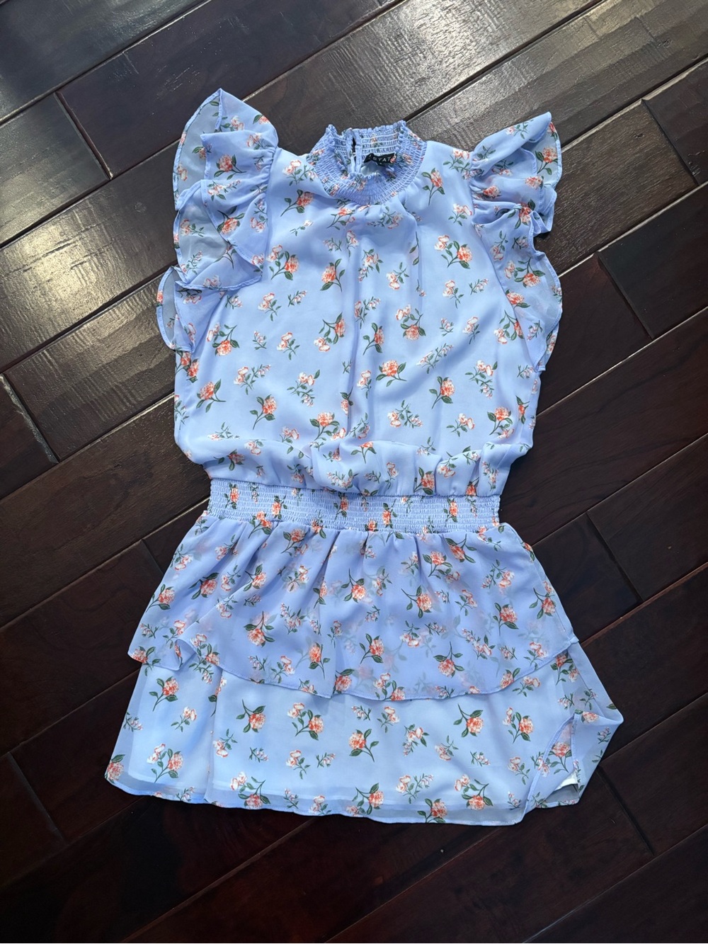 1. STATE from REVOLVE Smock Neck Dress in Floral Twilight - Size Small - Picture 9 of 9
